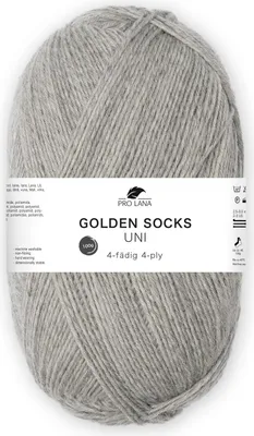 Produktbild von Pro Lana Sockenwolle uni 4-fädig 100 g/420 m 75% Schurwolle/25% Polyamid 431 hellgrau meliert