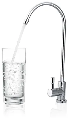 Immagine prodotto di Rubinetto da cucina, raccordo da 1/4 di pollice, acciaio inossidabile cromato, filtro per acqua potabile a osmosi inversa, girevole a 360°