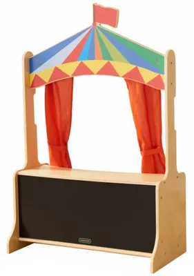 Immagine prodotto di MASTERKIDZ Teatro delle marionette in legno - Negozio Stragan