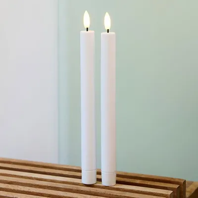 Produktbild von Sirius LED Stabkerze Sille 2er Set 2 x 25 cm weiß