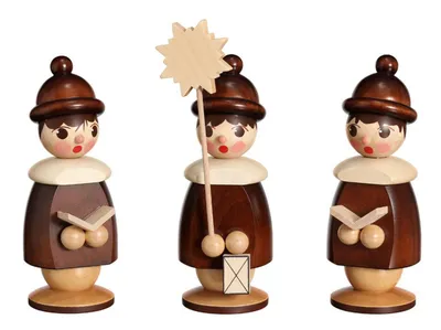 Obrázek produktu pro Miniaturní figurky 3 figurky Kurrende přírodní výška 14,5cm NOVINKA