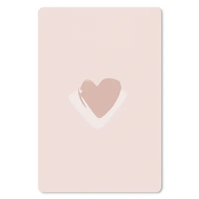 Produktbild von MuchoWow® Mauspad Mousepad Sommer - Herz - Rosa 40x60 cm - Mousepads - Maus Mat - Pad - Mausunterlage - Schreibtisch Accesoire
