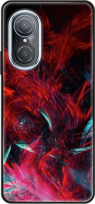 Produktbild von König Design Hülle kompatibel mit Huawei nova 9 SE Kunststoff Soft Handyhülle - Handy Case Abstrakt