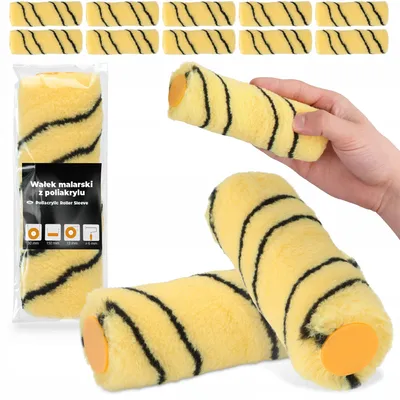 Produktbild von TRCR 10x Farbwalzen-Ersatzrolle 15 cm für Farben & Lacke