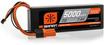 Immagine prodotto di Batteria Spektrum 5000mAh 2S 7.4V 100C Smart LiPo Custodia rigida; IC5