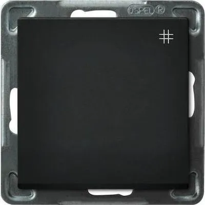 Produktbild von Ospel ŁP-4R/m/33, Schwarz, IP20, 250 V, 16 A, 71 mm, 42 mm