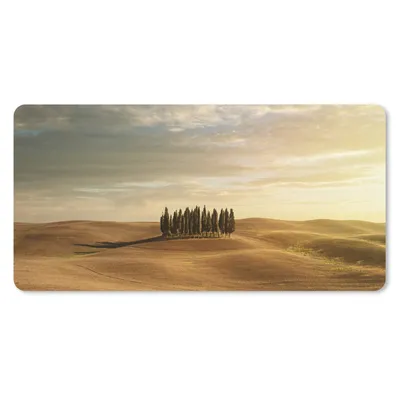 Produktbild von MuchoWow® Mauspad Mousepad Toskana - Bäume - Italien 60x30 cm - Mousepads - Maus Mat - Pad - Mausunterlage - Nachhaltig