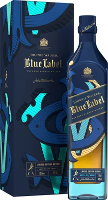 Produktbild von Johnnie Walker Blue Label Blended Scotch Whisky Limited Edition 2021, Alkohol, 40 %, 700 ml, 768790
