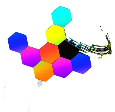 Productafbeelding van Nachtlampje, met RGB-kleurverandering, muziek synchronisatie, 8 stuks