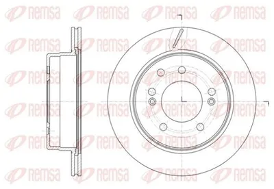 Produktbild von 2x REMSA Bremsscheibe 61413.10 hinten für SSANGYONG Rexton / Rexton II (GAB_)