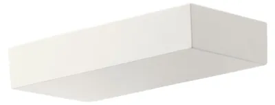 Produktbild von Emma LED-Wandleuchte, 27 W, 3000 K, 2250 lm, weißes Aluminium, 28 x 16,5 x 5 cm - Moderne Wandleuchte für dimmbare Innenbeleuchtung