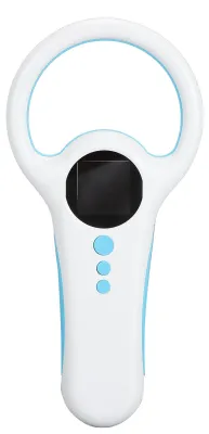 Zdjęcie produktu dla Bezprzewodowy czytnik mikroczipów dla zwierząt z Bluetooth 2,4 GHz i przewodowym USB, 3 tryby pracy, wyświetlacz TFT LCD 1,44 cala, częstotliwości 134,2 kHz i 125 kHz, EMID, FDX, B – skaner mikroczipów i identyfikatorów dla świń, psów i kotów
