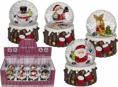 Produktbild von Weihnachten Schneekugel Nikolaus Schüttelkugel  Xmas snow globe shaking ball