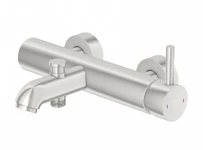Produktbild von Steinberg Serie 100 Wannenarmatur, Aufputz-Einhebelmischer, G 1/2, Ausladung 185 mm, 1001100BN