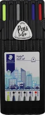 Immagine prodotto di Set da scrivania Triplus astuccio nero Staedtler