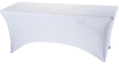 Produktbild von Stretchhusse für Buffettische von ca. 1840x750x740 mm, weiß