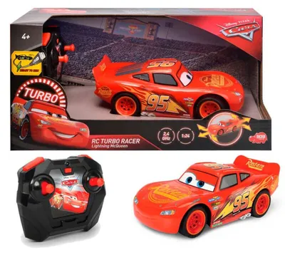 Image de Disney Pixar Cars Rayo McQueen Voiture radiocommandée 1:24