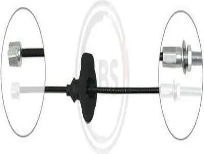Produktbild von A.B.S. Handbremsseil Seilzug Feststellbremse für FORD FOCUS (DAW, DBW) Vorne K17431