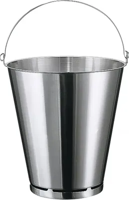 Image de PADERNO Eimer 18/10 NC mit Skala und Bodenreifen, Inhalt: 10,00 Liter
