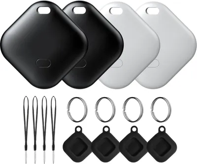 Produktbild von Tracker für Android, Smart AirTag kompatibel mit Google „Find Hub" (NUR Android), 4pack, für Schlüßel, Gepäck, Taschen, Koffer, Brieftasche
