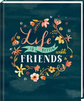 Image de Freundebuch - Handlettering - Life is better with friends