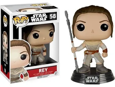 Obrázok produktu pre FUNKO Pop! Star Wars: Rey, zberateľská figúrka, film a seriály