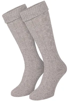 Produktbild von Trachten Kniestrümpfe Kniebundstrümpfe für Damen & Herren mit Zopfmuster