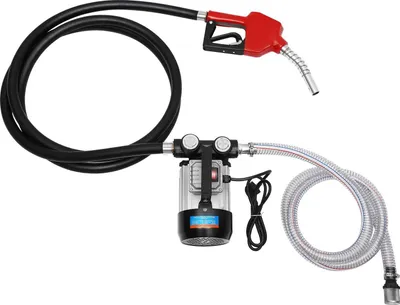 Obrázok produktu pre Dieselová pumpa – samonasávacia palivová pumpa – 230 V, 550 W – 60 l/min – s filtrom a automatickou pištoľou – čierna