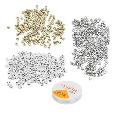 Obrázok produktu pre Písmenkové korálky,Ruské abecedné korálky,Abecedné korálky,Remeselné korálky,Náramkové korálky,Písmenkové kocky