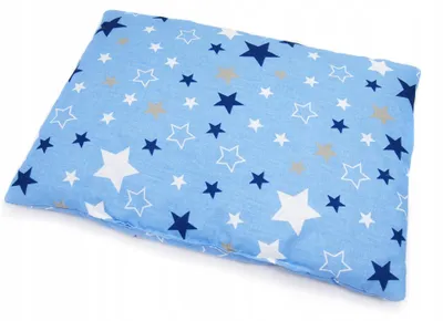 Produktbild von Kerstin Kissenbezug 25 x 35 cm Blaue Sterne Baumwolle
