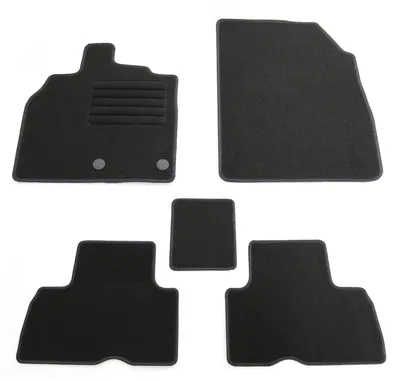 Fußmatten-Set für Renault Scenic 3 JZ / XMOD, 01/2012-10/2016, 5-teilig, Schwarz