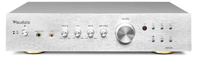 Obrázok produktu pre Stereofónny zosilňovač 2.1 kanálov – 400 W – Bluetooth 5.0 – strieborný – multimediálne audio zariadenie