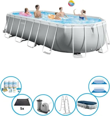 Zdjęcie produktu dla Stelaż do basenu Intex Prism - zestaw do basenu - 610x305x122 cm