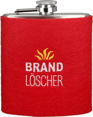 Produktbild von Gilde Edelstah l/ Filz Flachmann "Brandlö VE 3 50377