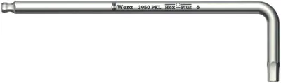 Image de Clé à douille coudée 6 pans, 2,0 mm, inoxydable, Wera | 4013288111272
