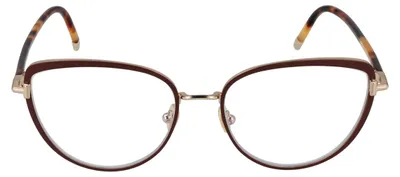 Produktbild von Tom Ford FT5741-B Brillenfassung Damen Metall Braun 55-17-140