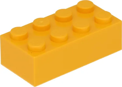 Obrázek produktu pro Lego® 2x4 kostky 3001 - 50 dílků Světle světle oranžová