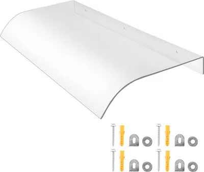 Immagine prodotto di Tettoia per porta Tettoia per porta d'ingresso Tettoia per porta d'ingresso Trasparente 40x80cm Superficie fissa Installazione
