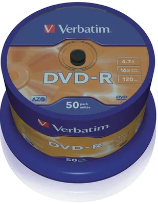 Produktbild von DVD-Rohlinge DVD-R 4,7GB/16x auf Spindel VE=4x50 Stück