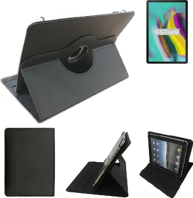 Produktbild von High quality kompatibel mit Samsung Galaxy Tab S5e Wi-Fi Schutz Hülle 360° Tablet Case Schutzhülle Flip Cover  schwarz. Tablet Hülle drehbar
