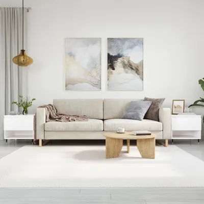 Produktbild von "Rabatt" Couchtische 2 Stk. - Wohnzimmertisch-set - Weiß 50x46x50 cm Holzwerkstoff - Kaffeetisch CC22627