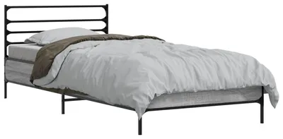 Productafbeelding van vidaXL Bedframe, grijs Sonoma, 80 x 200 cm, houtvezel