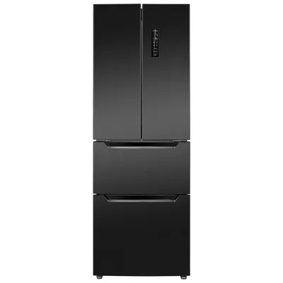 Produktbild von Bomann KG 7361 IX, Freistehend, French door, Schwarz, 2 Tür(en), Berührung, LED