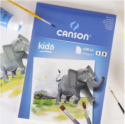 Produktbild von Canson C400015588, Kunstdruckpapierblock, 200 g/m², 20 Blätter