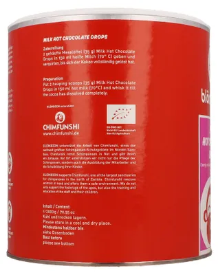 Produktbild von Blömboom - Milk Hot Chocolate Drops (2000 g), Vollmilch Trinkschokolade, heiße Schokolade
