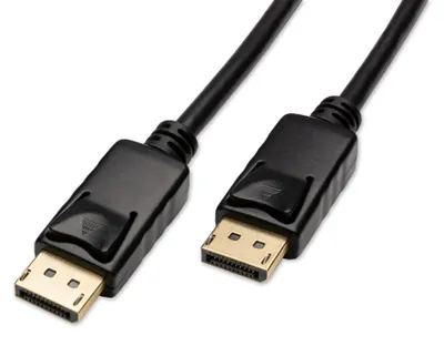 Obrázok produktu pre Kábel Displayport na Displayport čierny 4K 60Hz 2m HighSpeed DP na DP