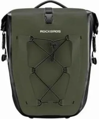 Image de Sacoche de vélo, conception imperméable, capacité de 25 litres, 30140022006, dépliez environ 32 litres