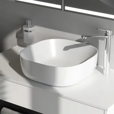 Produktbild von AM.PM Waschbecken Aufsatzwaschbecken 43 cm Weiss