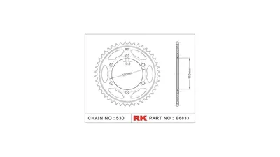 Immagine prodotto di Pignone RK 530 42T acciaio argento
