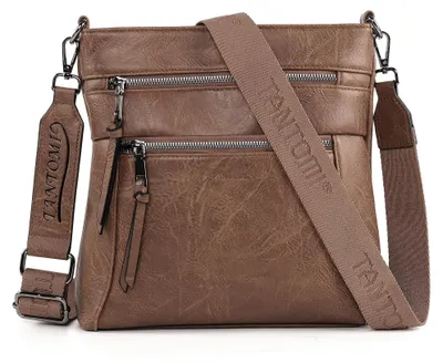 Produktbild von TANTOMI Umhängetaschen für Damen, Umhängetaschen mit mehreren Fächern, Umhängeta